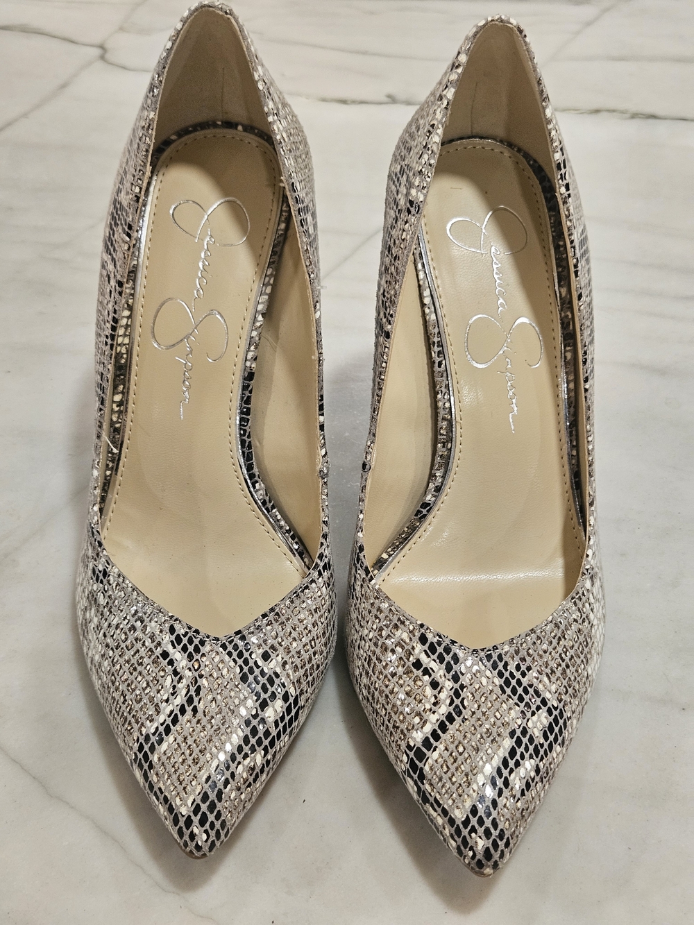 Jessica Simpson "Haneh" Pointed Toe Stiletto Pumps